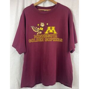 Vintage Minnesota Golden Gophers T-shirt Tee NCAA Basketball Adult Size